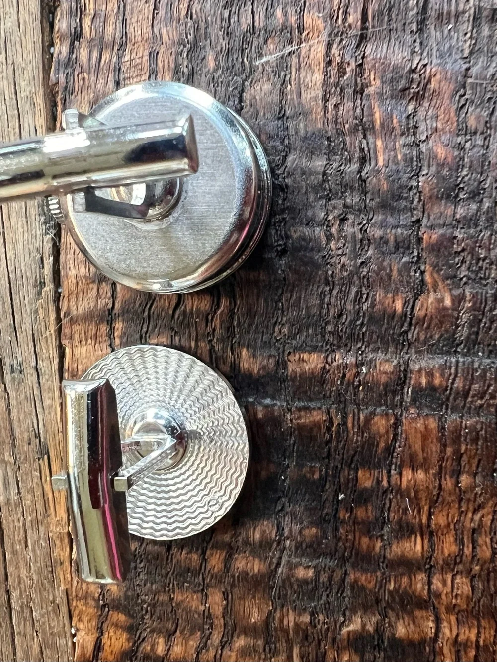 Kingston Silver Crystal Halo Watch Dial cuff links watch movement